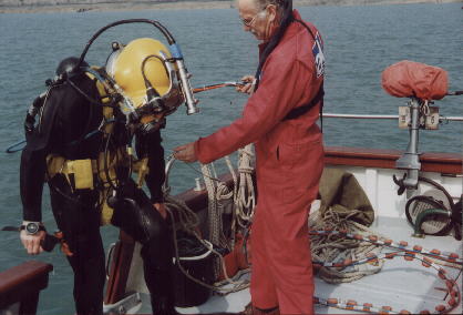 Looking After an ADU Diver on Surface Supply